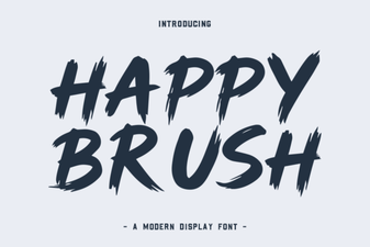 Happy Brush Font: Design Playfulness & Creative Uses