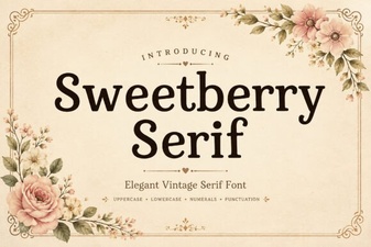 Sweetberry Serif: the Perfect Design Font